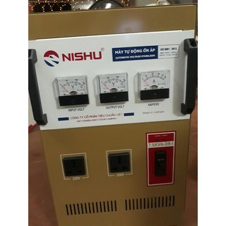 Ổn áp nishu 7,5kva 90v - 250v