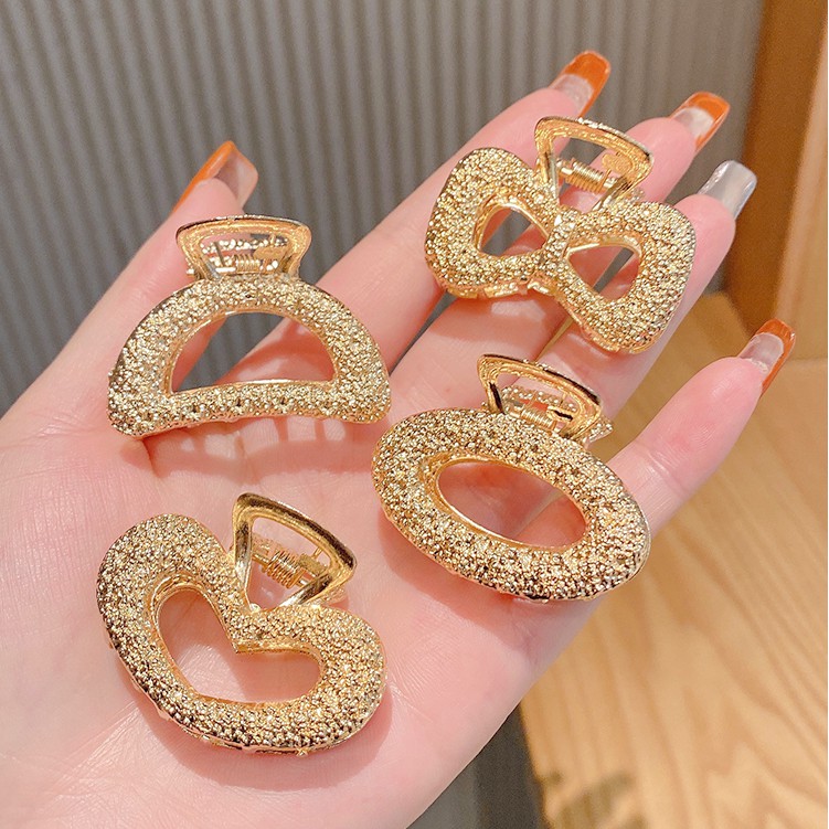 Kẹp tóc kim loại thiết kế đơn giản thời trang dành cho nữ 2022