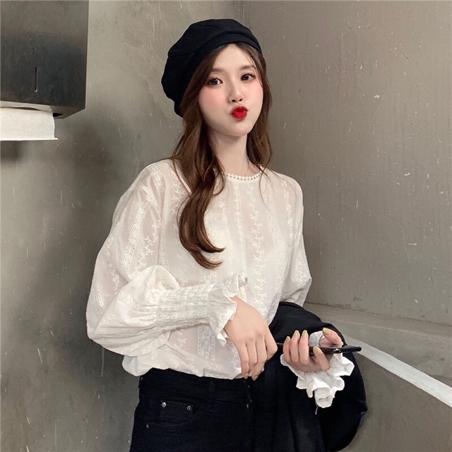 Áo Sơ Mi Dài Tay Ulzzang Style Có Size Lớn