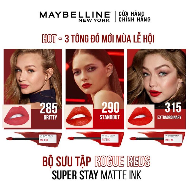 Son Kem Lì 16h Lâu Trôi Maybelline Superstay Matte Ink Limited Edition 5ml