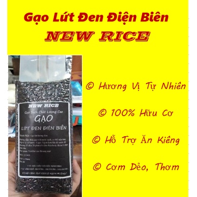 Gạo Lứt đen dẻo Điện Biên thơm ngon