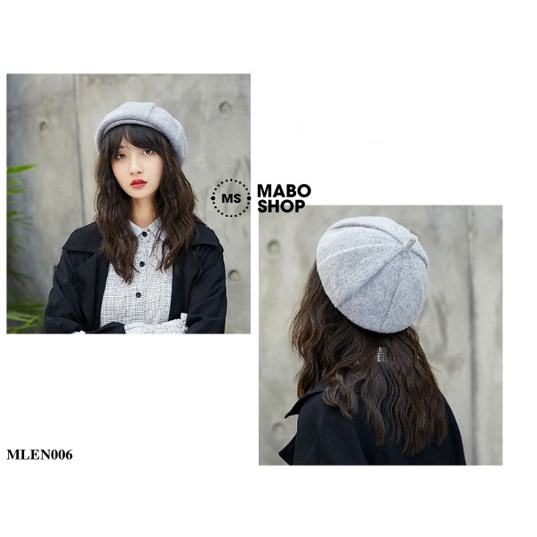 (Mẫu mới 2019) Mũ nồi len hình bát giác thời trang MLEN006