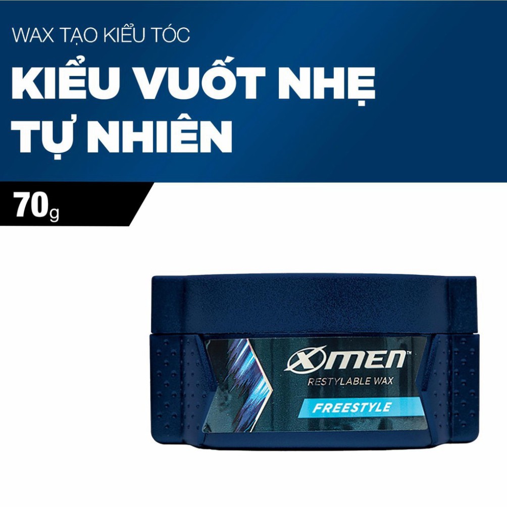 [Bán giá sỉ] Sáp Vuốt Tóc Kiểu Tự Nhiên X-Men Freestyle (70g) - Shop hàng sỉ miền tây