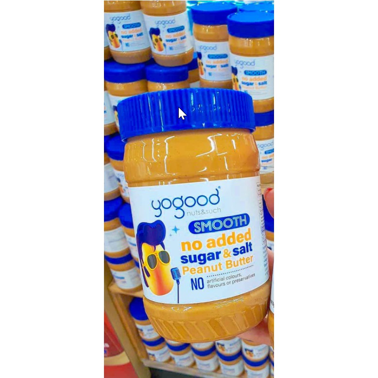 Bơ đậu phộng không đường#yogood#crunchy no added sugar@salt peanut butter#Bơ đậu phộng Nhập khẩu
