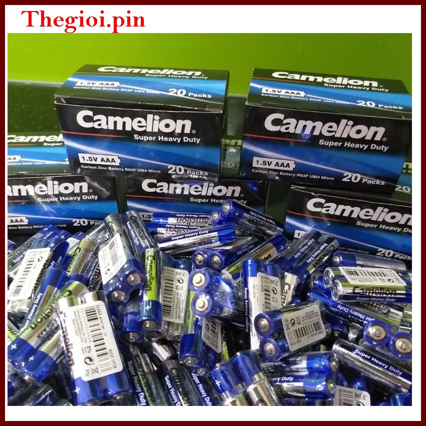 [BÁN CHẠY ] HỘP 40 VIÊN PIN AA,AAA (R6P, R03P) CAMELION ( 1.5V), Pin carbon, Pin AA, Pin AAA, Pin tiểu, Pin đũa 2a, 3a