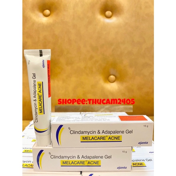 MGEL Melacare Acne ,Adapalene + Clindamycin hỗ trợ giảm các loại mụn viêm ,sưng ,đỏ .