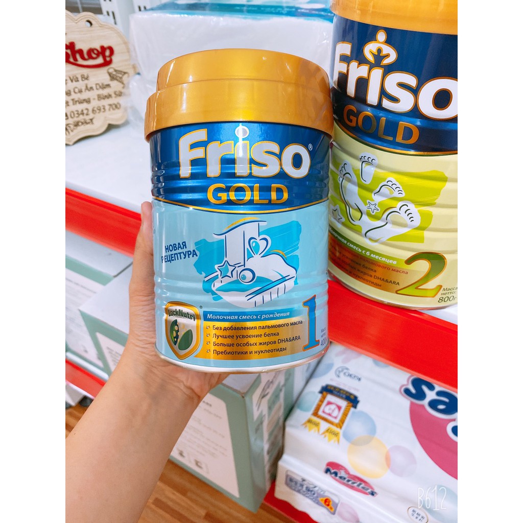 [DATE 11/2022] Sữa Friso Nga Số 1 2 3 lon 400-800gr