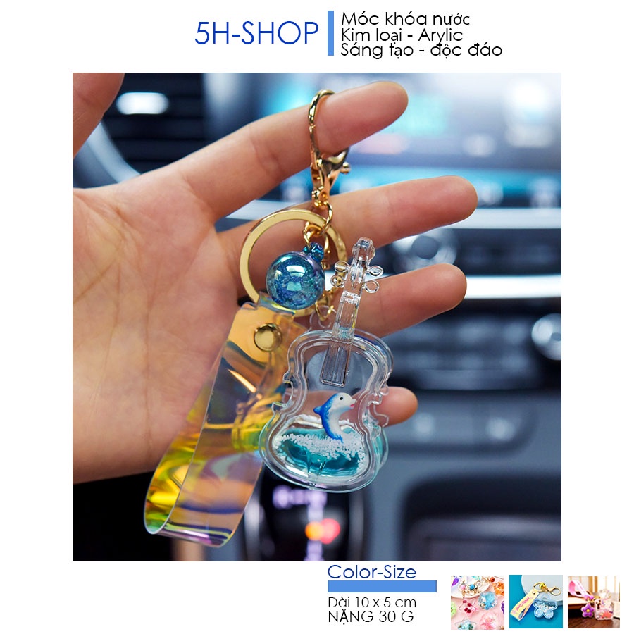 Móc khóa bình nước trong suốt nhiều kiểu - thú cứng - chất liêu Acrylic - bền đep có video sản phẩm kiểu