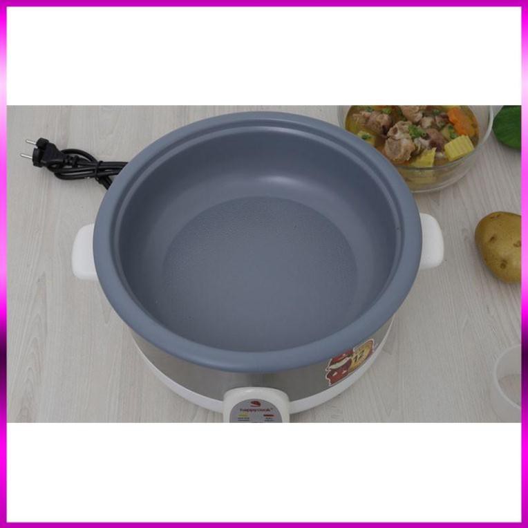 [BẢO HÀNH 6 THÁNG] NỒI LẨU ĐA NĂNG XỬNG HẤP KÈM LẮP KÍNH Happy Cook DUNG TÍCH 3,5 lít