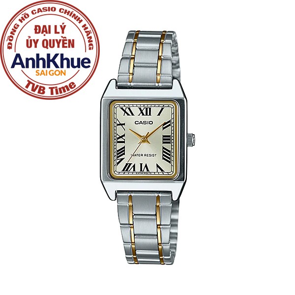 Đồng hồ nữ dây kim loại Casio chính hãng Anh Khuê LTP-V007SG-9BUDF