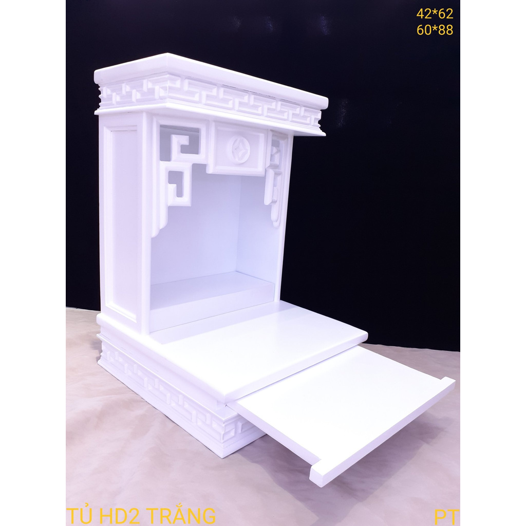 Bàn thờ tài địa màu trắng Tủ thờ tài địa tủ thờ chung cư tủ thờ căn hộ