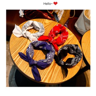 Nhà Cây -Khăn vuông bandana / Khăn turban đa năng 2 mặt không phai màu