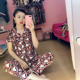 Bộ pizama Lụa Hàn