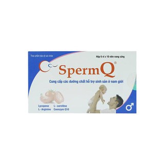 SPERMQ TĂNG CHẤT LƯỢNG TINH TRÙNG, HỖ TRỢ SINH SẢN NAM GIỚI