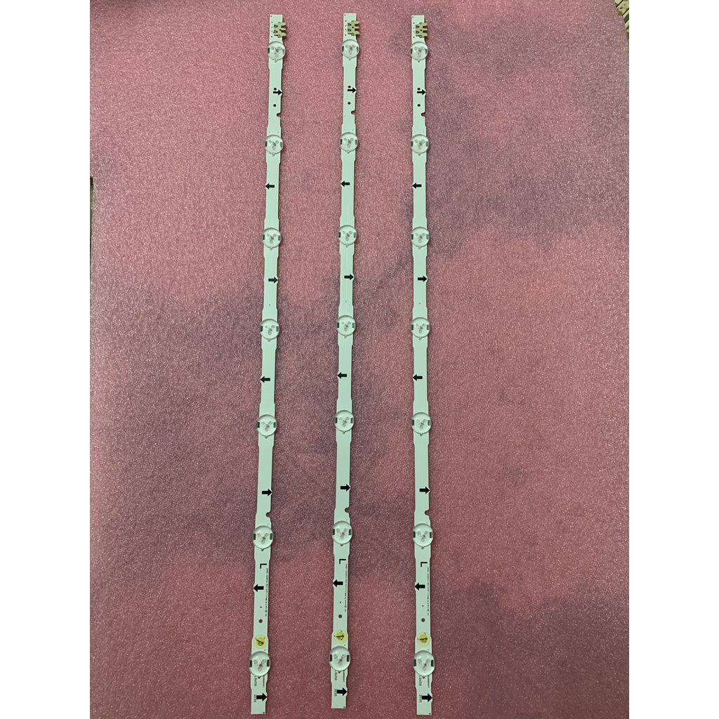 Thanh LED Tivi samsung 32H4100 - Lắp zin tivi 32h4000,32h4100,32h4150,32h5100,32h5150 - 1 bộ 3 thanh giống nhau LED mới