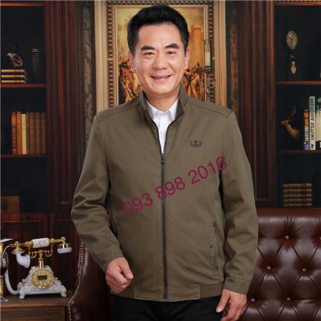 Áo khoác trung niên cao cấp dày ấm