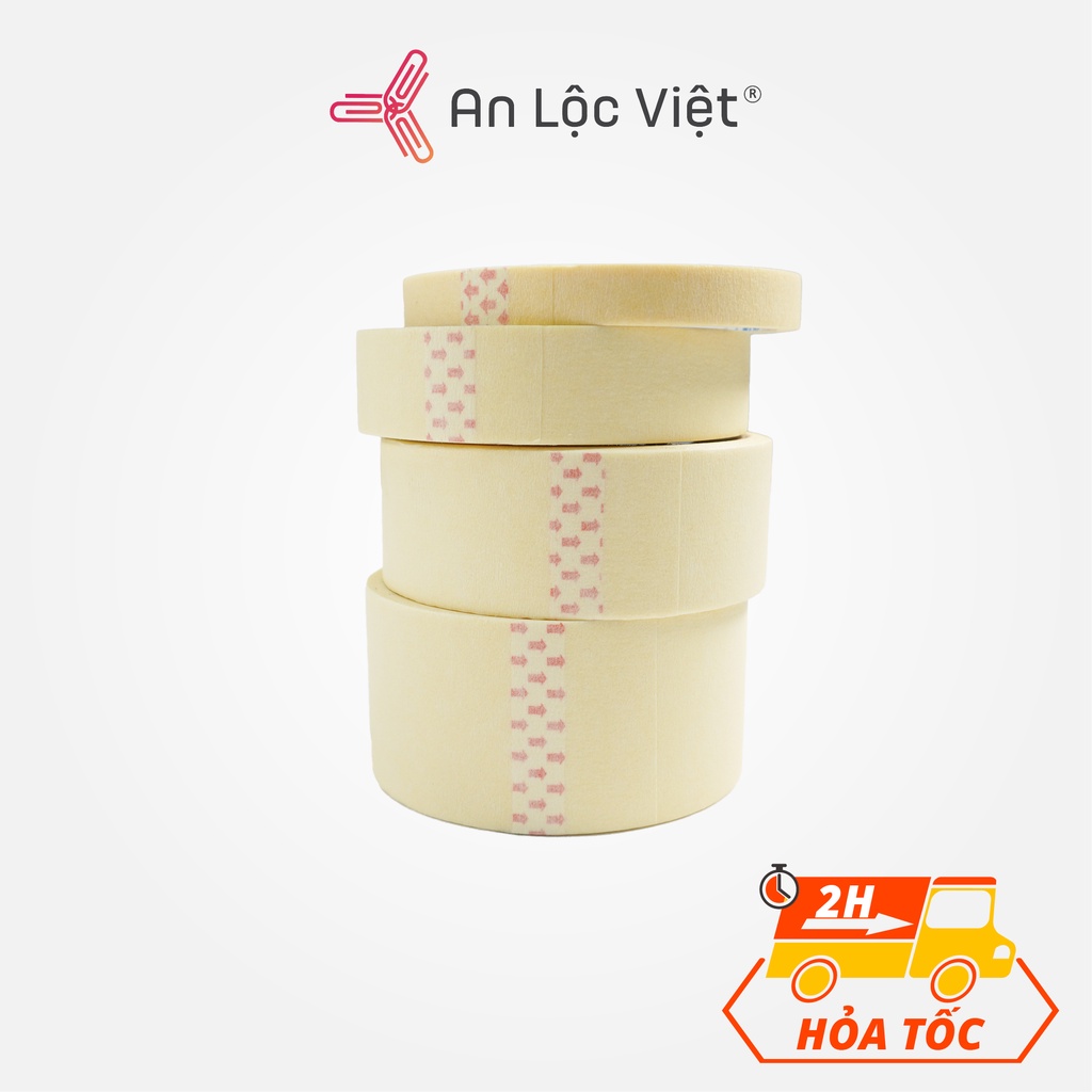 Băng keo giấy nhăn 1,2cm - 2,5cm - 5cm