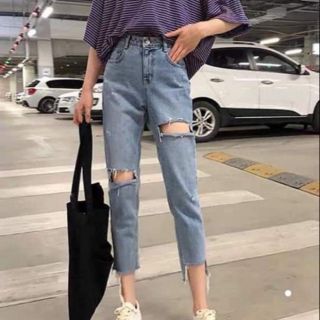 Quần jean nữ rách