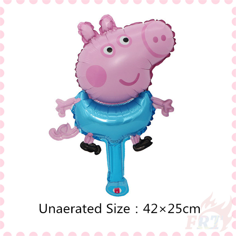 ♦ Trang Trí Tiệc - Bong Bóng ♦ 1 Bong Bóng Nhôm Mini Hình Chú Heo / George Dùng Trang Trí Tiệc Sinh Nhật