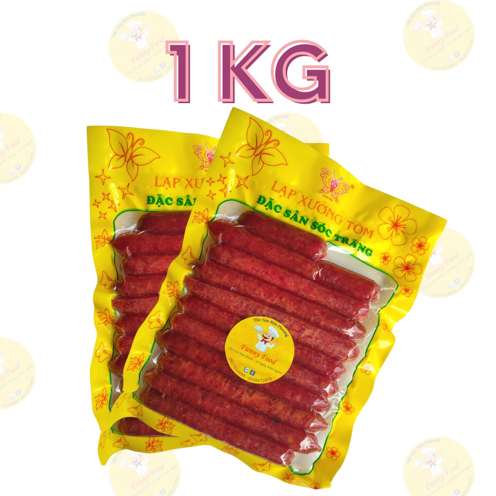 Lạp Xưởng Tôm Thơm Ngon (Đặc Sản Sóc Trăng) - 500g FunnyFood | BigBuy360 - bigbuy360.vn