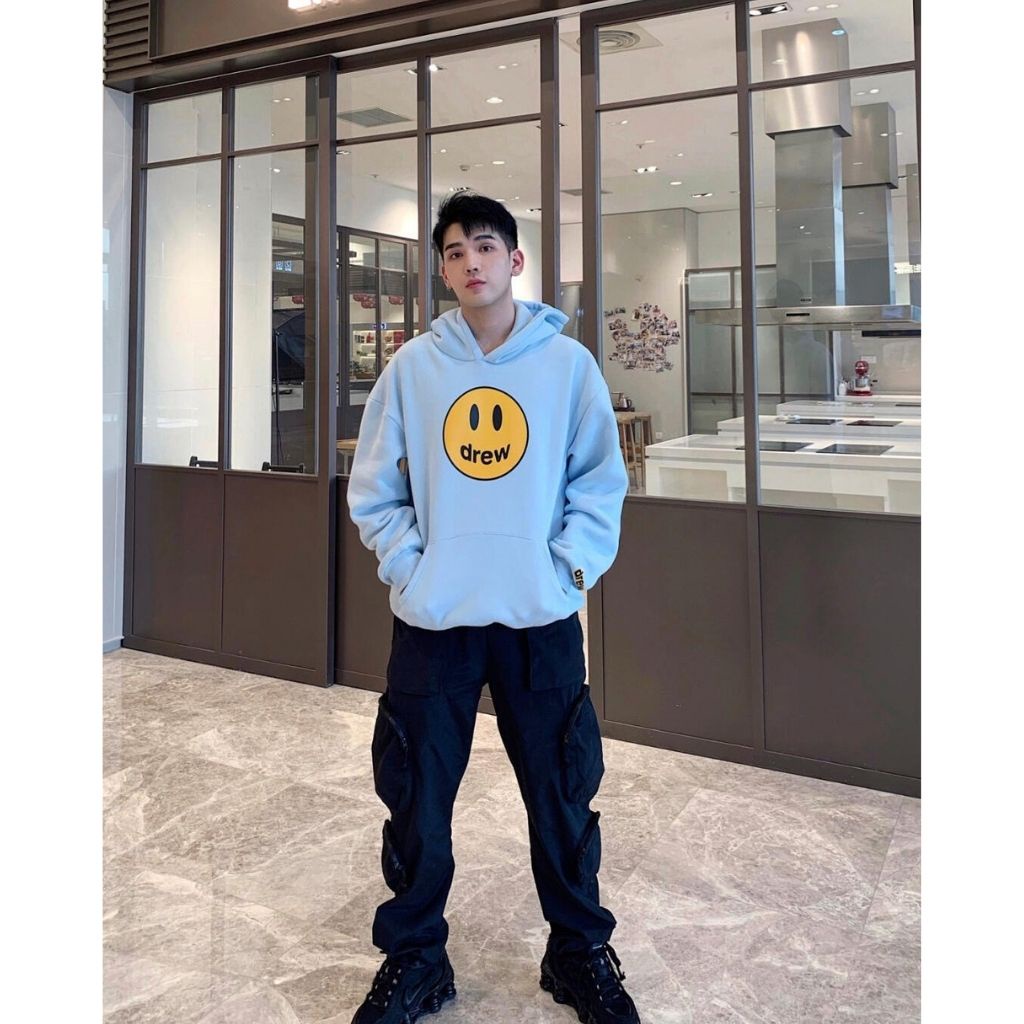 Áo nỉ hoodie drew nam nữ form rộng unisex phong cách hàn quốc TILAA FASHION