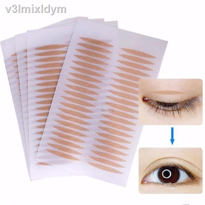 ♝Miếng dán mí mắt hai mí, ren lưới vô hình một mặt, màu da, không dấu vết, tự nhiên và không phản quang, miếng dán mắt đ