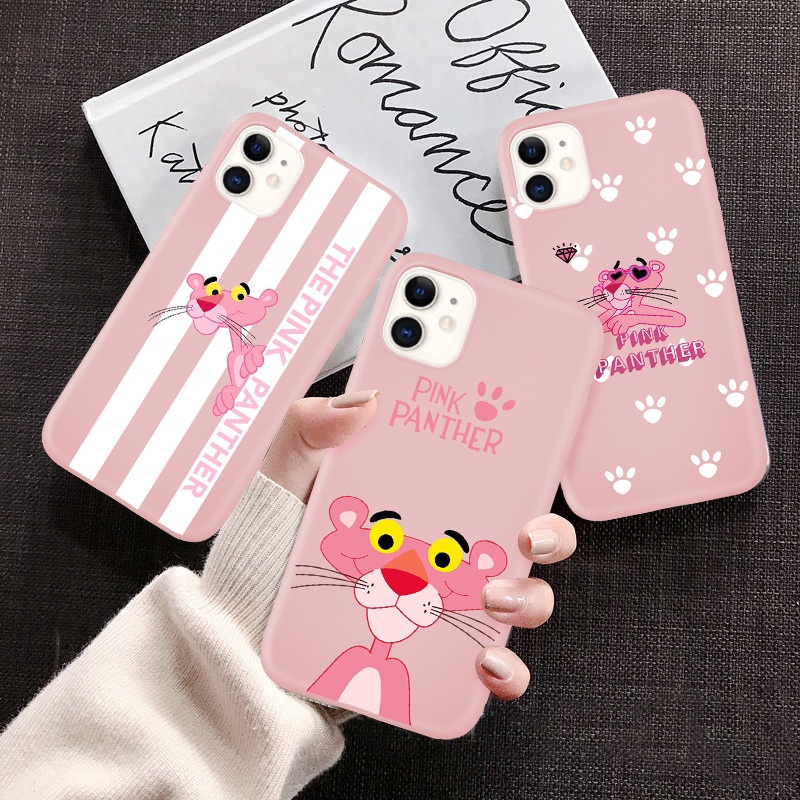 Ốp Điện Thoại In Hình Báo Hồng Cho iPhone 6 6s PIus 7/8/SE 2020 7 8PIus X XS XR XSMAX 11 12 13Pro ProMax