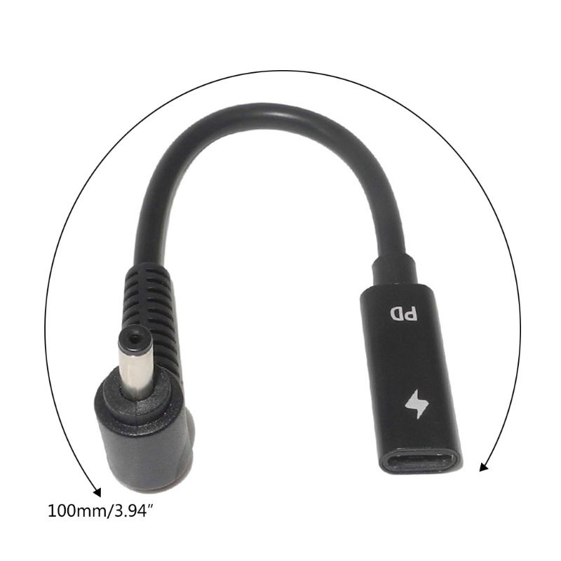 Cáp chuyển đổi USB 3.1 Type C sang DC 7.9*5.0 4.0*1.35 5.5*2.5 2.1 4.8*1.7mm