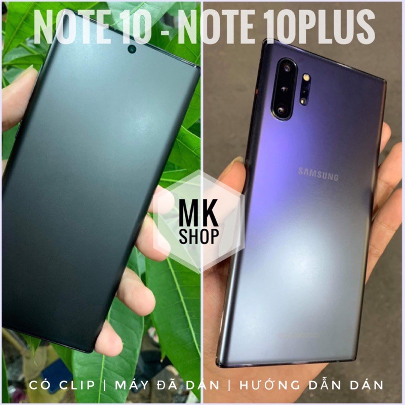 Dán Dẻo PPF Samsung Note 10plus/Note 10 loại nhám [Chill's Shop]