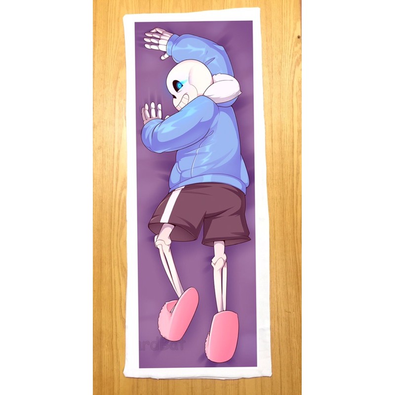 gối ôm sans undertale dài 1m x 40cm