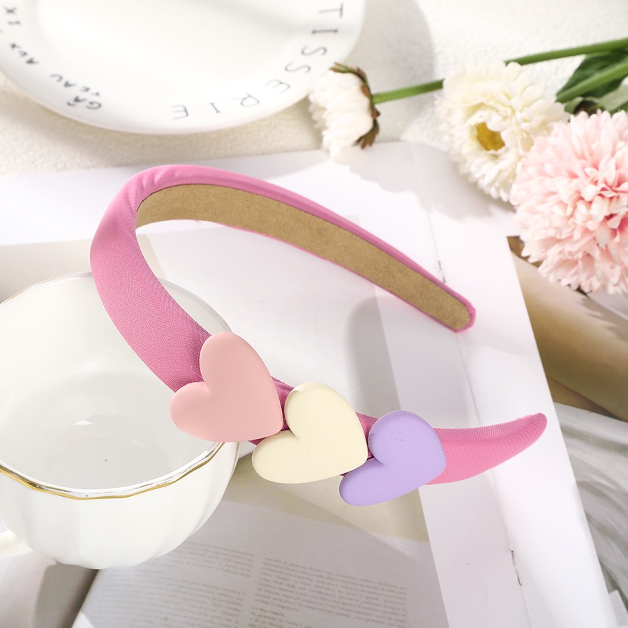 Băng Đô Cài Tóc Hình Trái Tim Dễ Thương Cho Bé Gái