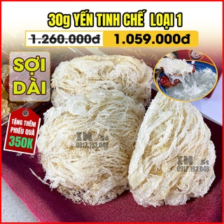 Set 10g Yến Sào Tinh Chế Sợi Dài LOẠI 1 - Yến Sào Nguyên Chất 100% - Yến Sào Khánh Hòa Chính Hãng INest
