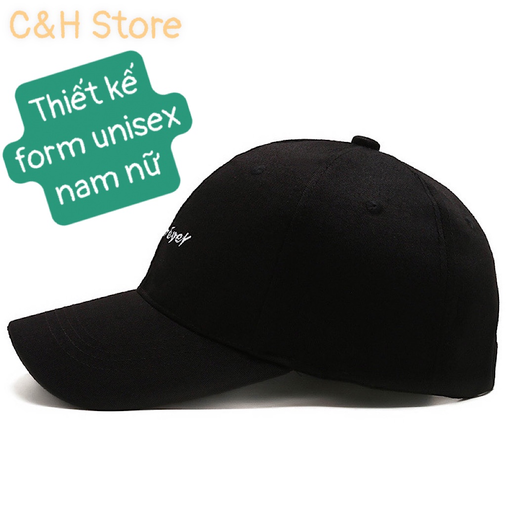 Mũ lưỡi trai thêu Forever, nón kết nam nữ form unisex phong cách ulzzzang Hàn Quốc cá tính năng động vải kaki cotton NR