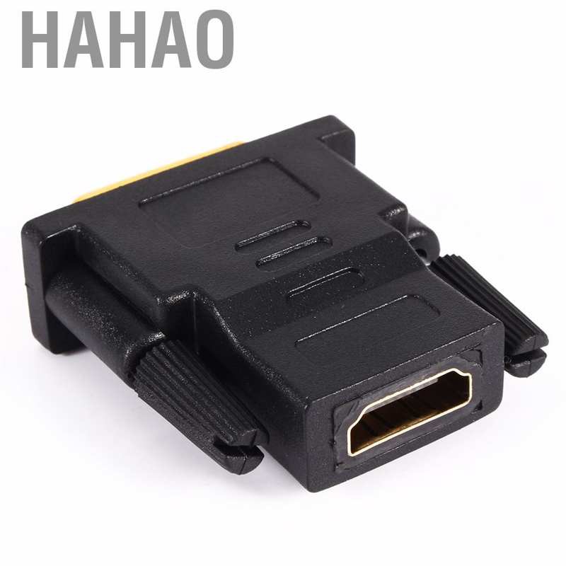 Hot sale Hahao Converter For Digital HDTV LCD DVI 24+1 Male to HDMI Female PC Cable Adapter