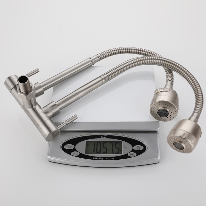 Vòi nước baokemo bkm1099 xoay 360 độ bằng thép không gỉ chuyên dụng