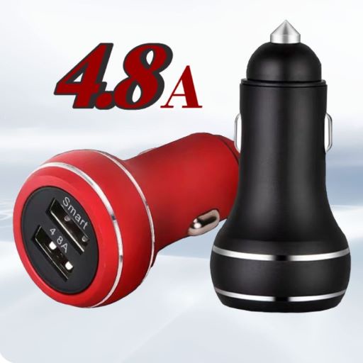 Tẩu Sạc Nhanh Ô Tô PUGAN Kèm Dây Sạc 3 Đầu