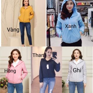 Áo gió nữ 29 lớp lót lưới chống gió, chống mưa (cam kết hàng đẹp )