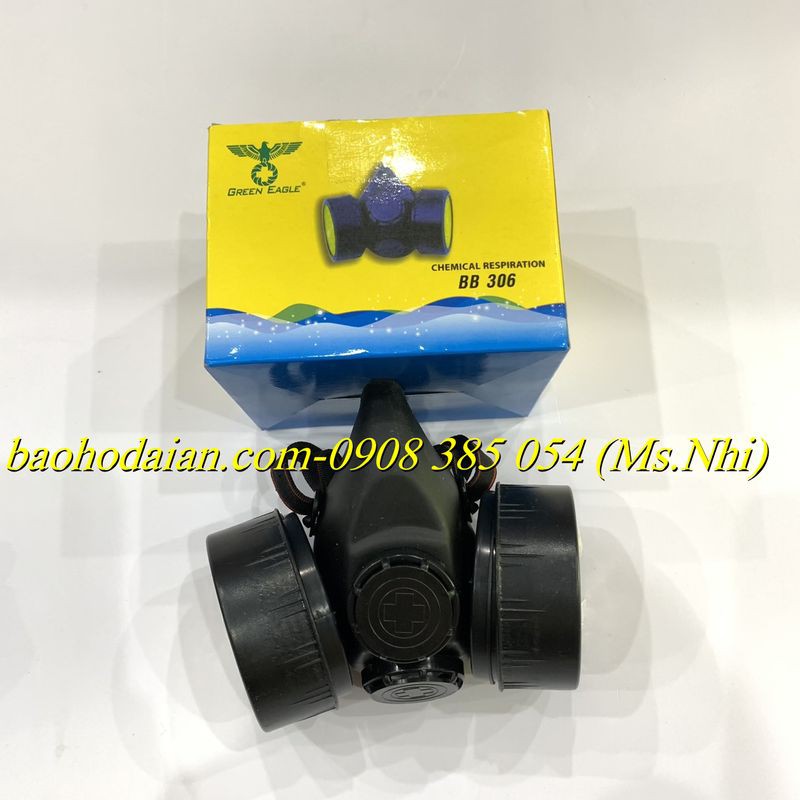 Bộ mặt nạ lọc độc chính hãng Bảo Bình BB305 và BB306- Hình thật