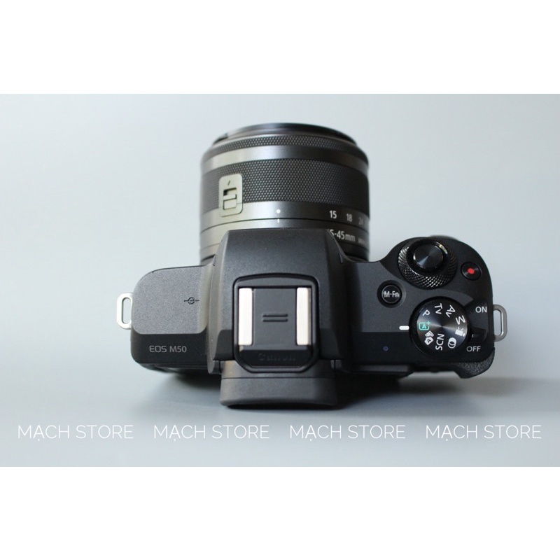 COMBO MÁY ẢNH CANON EOS M50 + LENS 15-45MM F3.5-6.3 IS STM MÀU ĐEN