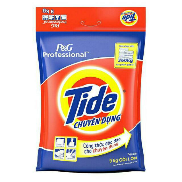 Bột giặt tide chuyen dụng 9kg