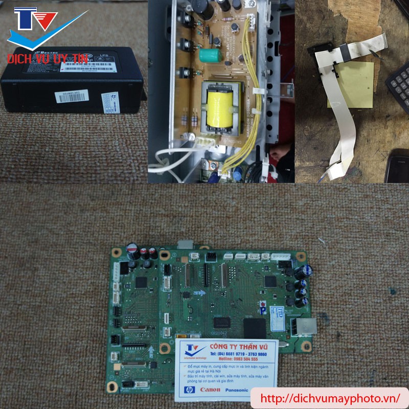 Main card nguồn cáp chính máy in phun màu Canon Epson { Zin 100% hàng hãng sửa lỗi không lên nguồn }