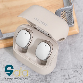 Tai nghe bluetooth true wireless mozard t3020a cảm biến nhạy - micro xịn - sạc không dây - pin trâu