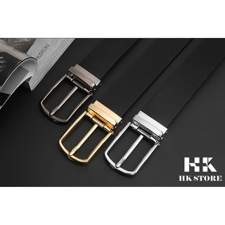 Dây lưng nam da bò thô nguyên miếng da siêu siêu bền dùng chỉ cũ không hỏng hàng chính hãng HK.STORE