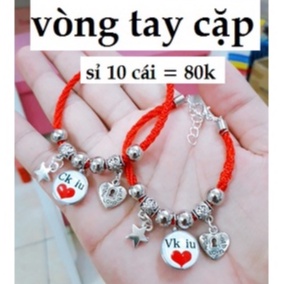 vòng tay cặp sỉ : 10 cái = 80k ( chỉ có 8k / 1 cái ) [ cung cấp sỉ vòng tay handmade ]