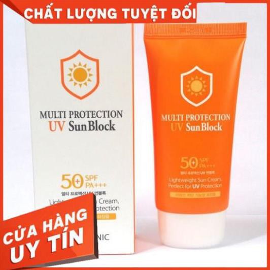 [Hàng Nhập Khẩu] Kem chống nắng Multi Protection Uv Sun Block 3W Clinic Hàn Quốc 70ml [Chính Hãng Hàn Quốc]