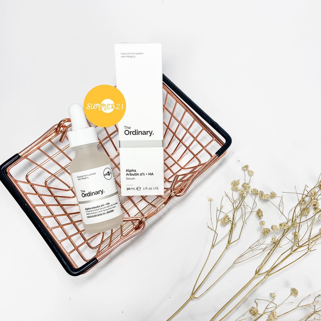 Tinh Chất Dưỡng Trắng, Cấp Nước The Ordinary Alpha Arbutin 2% + HA 30ml