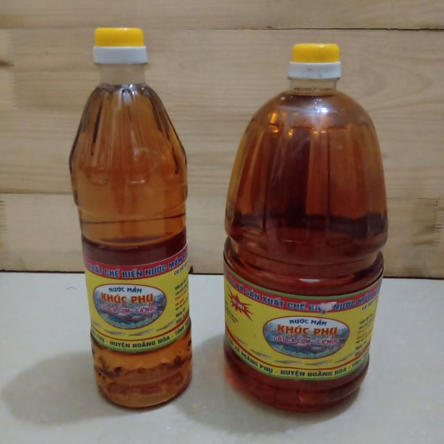 Nước mắm Khúc Phụ chai 1 lít