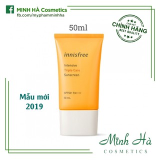 [Mẫu mới 2019] Kem chống nắng Innisfree Perfect Triple Care SPF50++++ PA