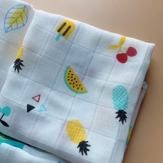 Set 10 Khăn Sữa Cho Bé Sơ Sinh Aden Túi Lưới