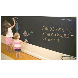 Màu Đen - Decal Bảng Viết Phấn Có Thể Xóa Nhiều Kích Thước